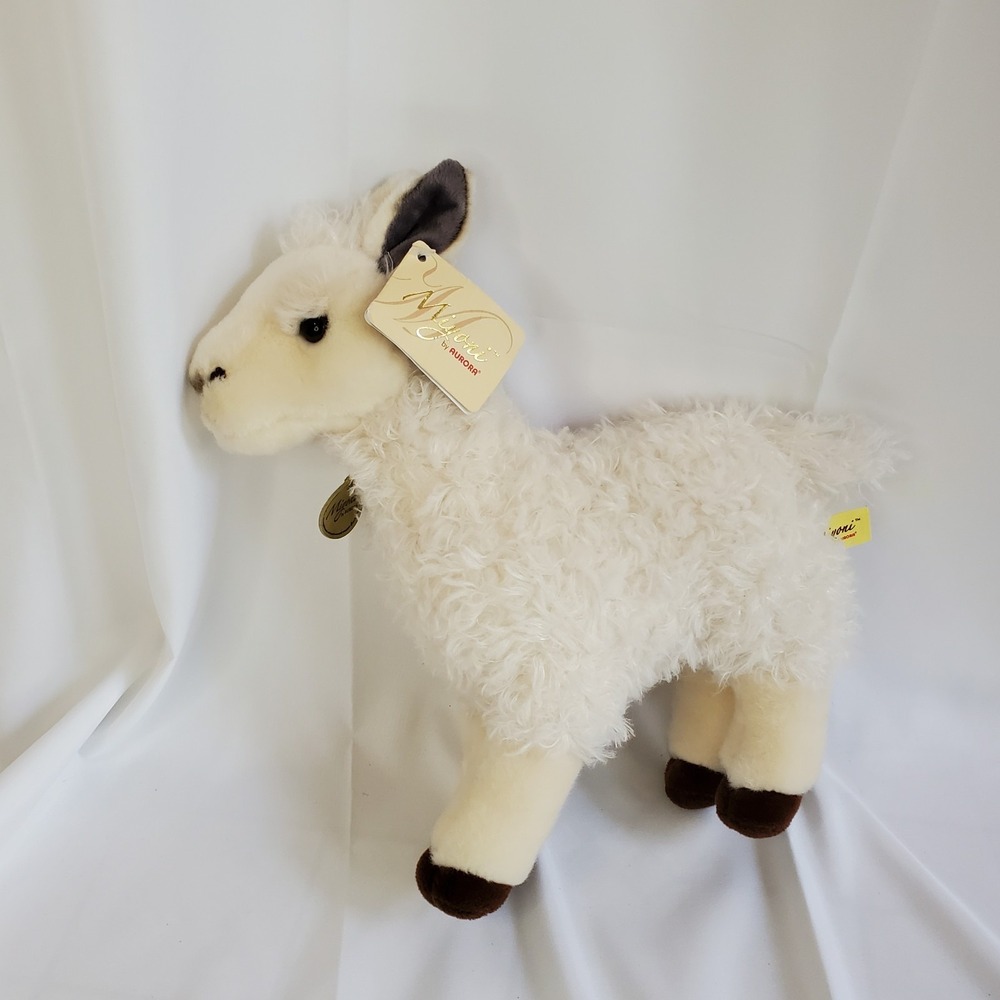 MIYONI By AURORA Plush Toy Alpaca Llama Height 9"‎ Stuffed Animal